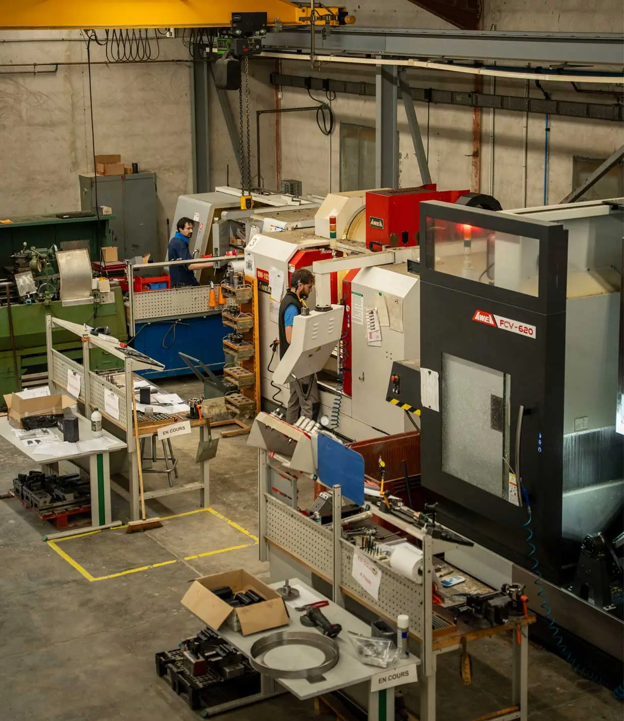 Parc Machine : espace de mécanique de précision 64